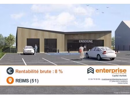 vente commerce 2500 m² reims (51100)
