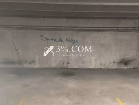 place de parking en souterrain
