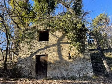 terrain + permis purge + grange - coaraze