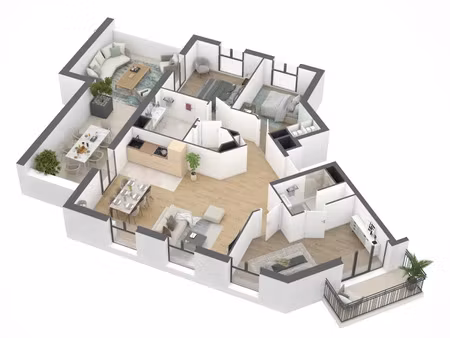 vente appartement 4 pièces 90 m² à thiais (94320)  465 000 €