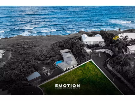 terrain vue mer constructible 1 278 m2 le moule ( guadeloupe