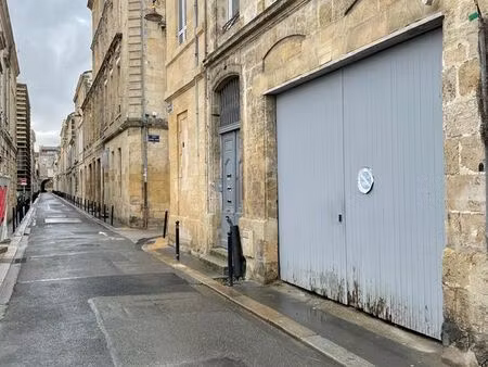 garage place parking - quartier chartrons