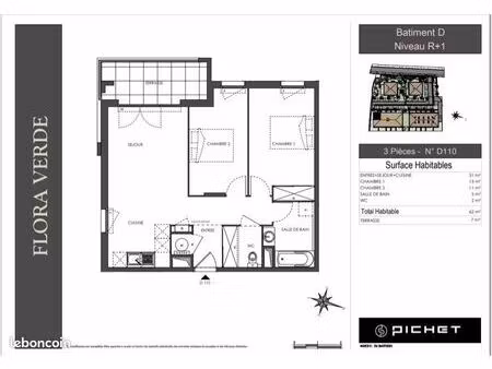 magnifique t3 récent