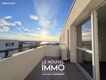 location meublee superbe t3 68 m² - terrasse - parking