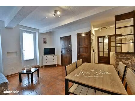 studio meublé 27m²   rdc