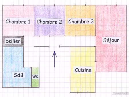 sommières part. loue t4 97m² vide libre mi février 2026