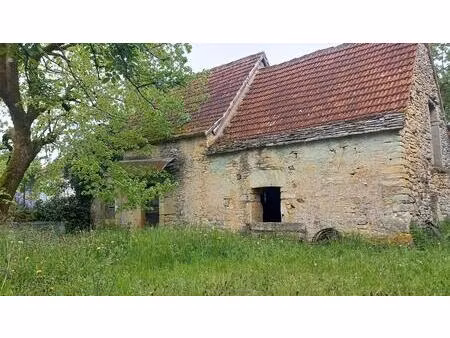 ensemble immobilier en pierre 60m² 4 pièces à restaurer