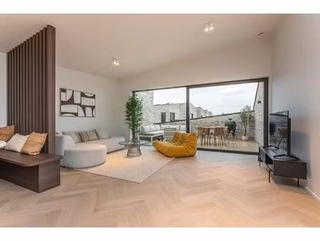 moderne geothermische en energiezuinige duplexappartement te knokke