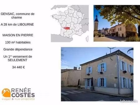 maison en viager 5 pièces 130 m²