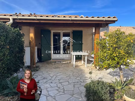 herault - loupian (34140) - maison en residence - t3 - 38m2 + 60m2 jardin + parking