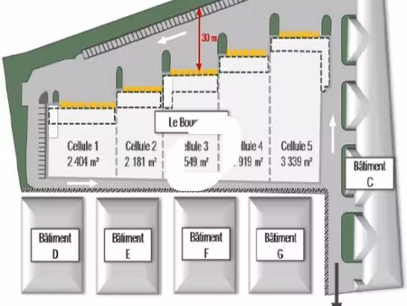 location local d'activités le bourget 93350