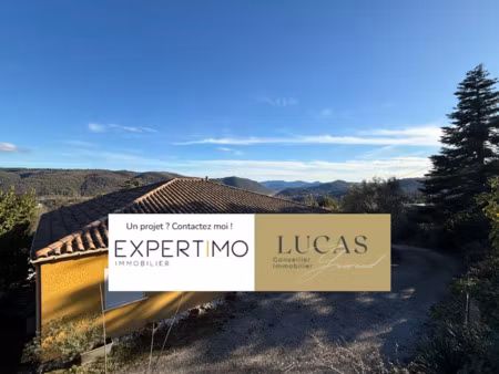 villa f5 sur les hauteurs de lodève vue panoramique imprenable