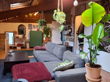 t2 loué 56m2 + grand garage toulouse 31300 investissemen