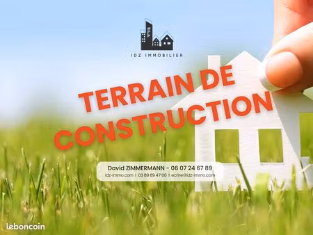 terrain 856 m² leymen