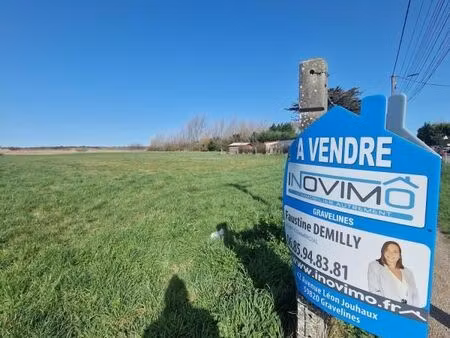 terrain 1 234 m² oye plage