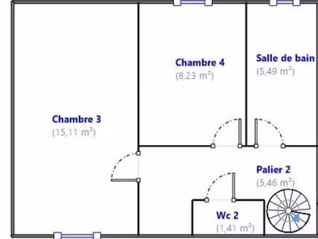 appartement f3 en duplex 85m3