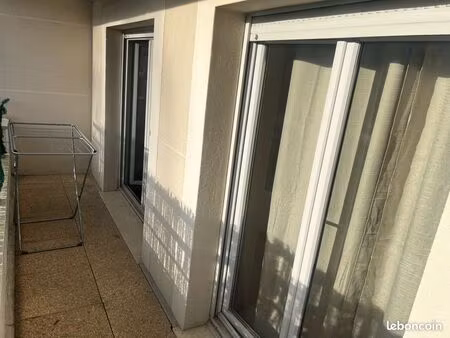 appartement meublé 3 pièces 47 m² mantes la jolie / exposition sud ouest / place de parkin