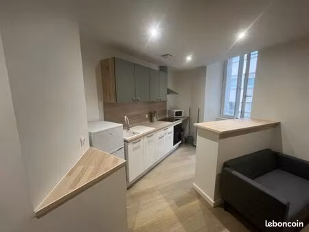 appartement f1 à 200 m hôpital et gare