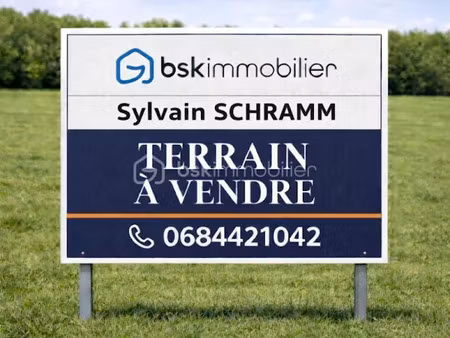 vente terrain 1604 m² à breitenbach (68380)  153 000 €