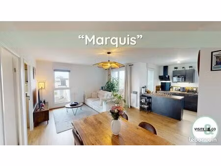 appartement 3 pièces 63 m²