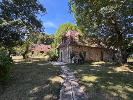 ensemble de maisons en pierres – ancienne ferme & séchoir à tabac avec piscine