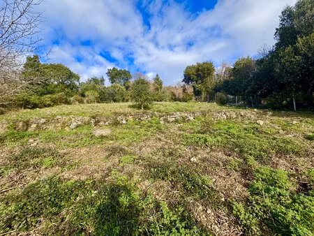 terrain constructible 2 092 m² – talasani – vue mer  village et