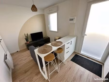 studio meublé neuf – 650 hc - coin nuit séparé – calme – proche alstom – aytré