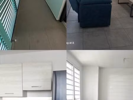 t3 meublé avec vue sur mer et les pitons du carbet