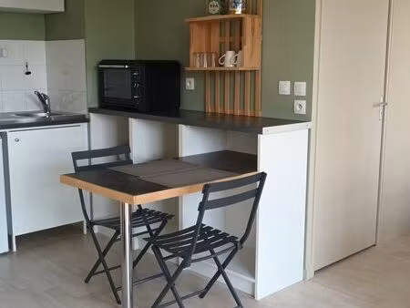 studio meublé 27 m2 avec garage individuel