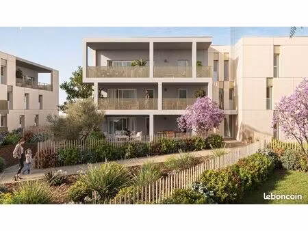 t2 neuf grande terrasse et climatisation – résidence récente – saint-aunès (livraison 2026