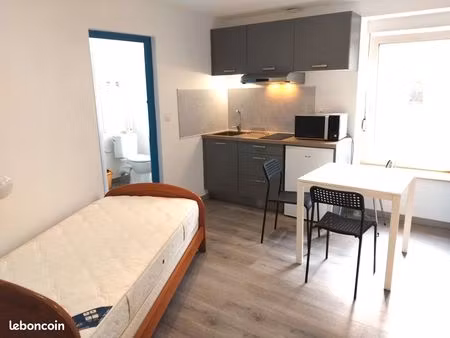 studio rénové meublé à louer 18 m2