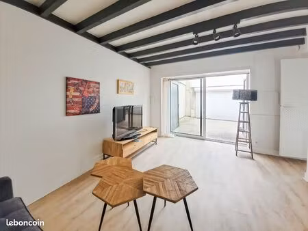 t1 bis 31 m² rdc avec cour privative et parking – centre vertou