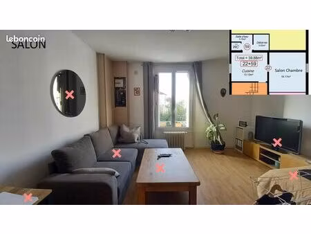 appartement le chesnay f1 40m²