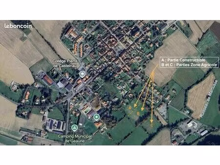 terrain 6 337 m² geaune