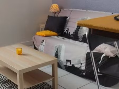 studio meublé+place de parking