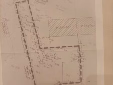 terrain constructible 543 m2