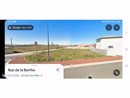 terrain 579m2 bizanet