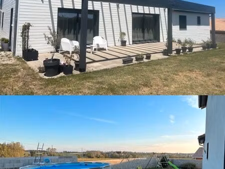 maison ossature bois de 200 m2 habitables au calme et sans vis-à-vis sur la commune d'etab