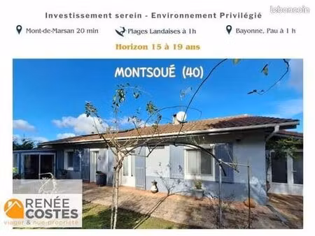 maison en viager 4 pièces 88 m²