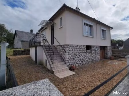 maison à vendre 3 pièces avec sous sol et terrain
