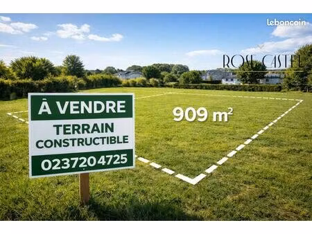 terrain 909 m² cloyes-les-trois-rivières