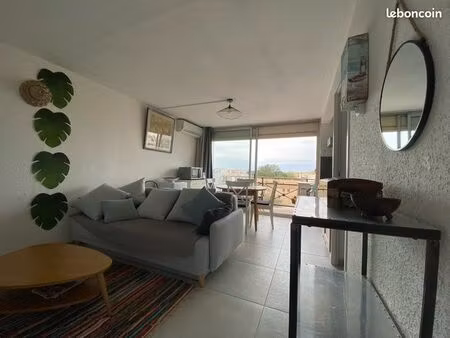 appartement t2 cabine / terrasse et garage