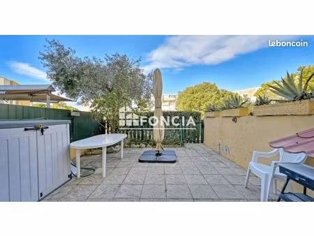 grau du roi grand p2 cabine 30.82 m² plus terrasse et rez de jardin 25.90 m² exposition so