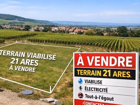 terrain viabilisé prêt à construire
