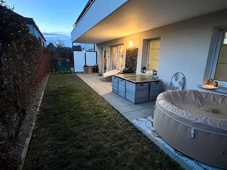 appartement 3 pièces 68 m² – rez-de-jardin avec terrasse – garage – habsheim