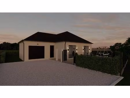terrain avec maison neuve à vendre