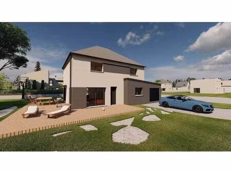terrain avec maison neuve à vendre