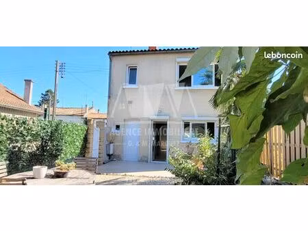 angouleme - maison de ville 80 m² avec terrasse  espace jardin et garage