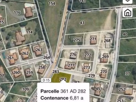 terrain constructible avec vue imprenable