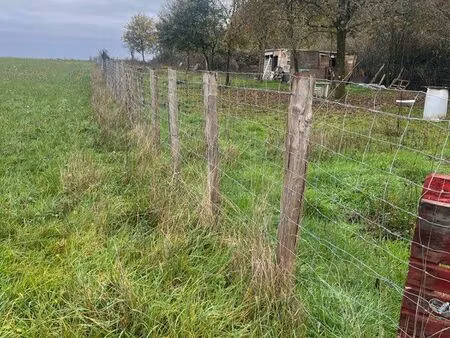 terrain agricole clôturé